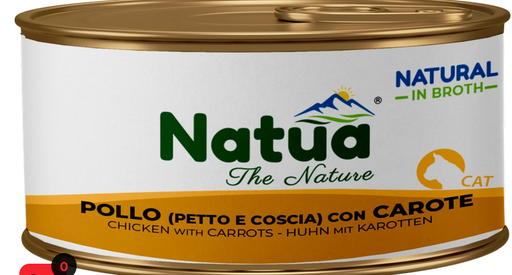 Natua Poulet et Carottes 6x85gr.