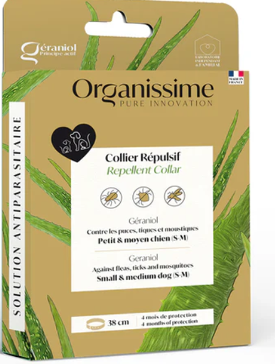 ORGANISSIME ANTIPARASITAIRE COLLIER CHIEN S-M
