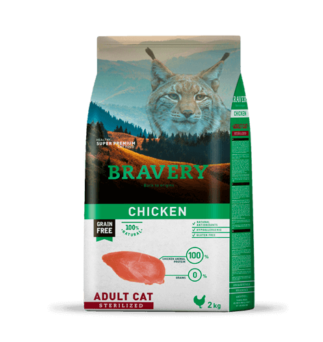 Bravery Grain Free Cat Adult Sterilized Chicken