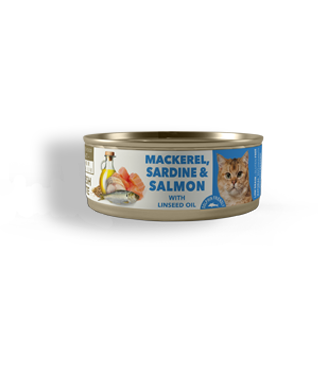 Amity Cat Adult Mackerel Sardine & Salmon 80g